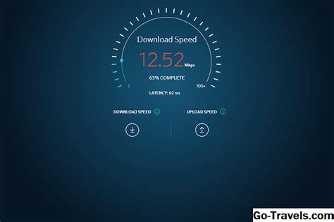 Comcast Speed Test 的图像结果