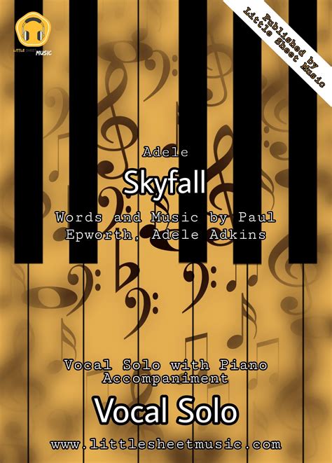 Adele – Skyfall (Piano & Vocal) – Littlesheetmusic