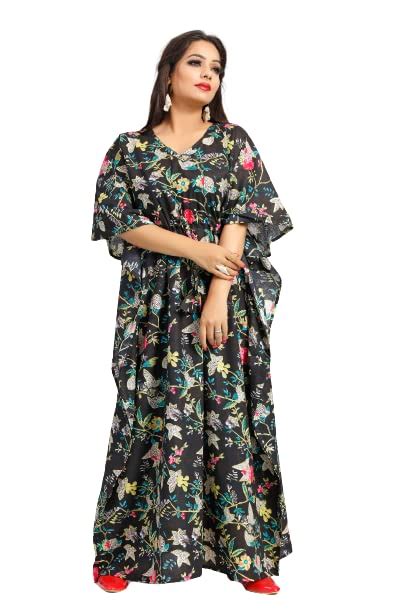 Buy JAIPUR EXPORT QUALITY ,Women's Cotton Kaftan Plus Size Maxi Caftan ...