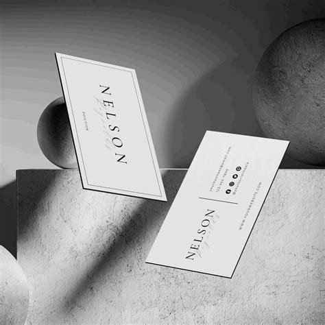 Minimalist Business Card Template 的图像结果