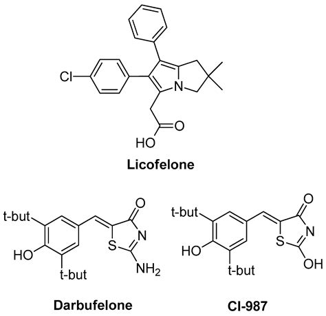 Thiazoles and Thiazolidinones as COX/LOX Inhibitors