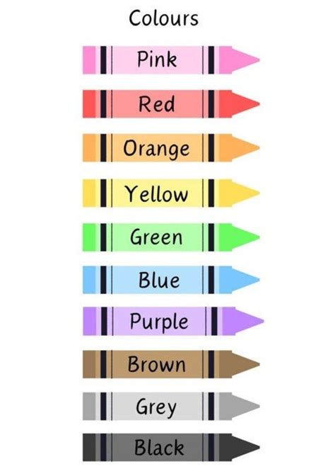 Image result for Classroom Color Chart