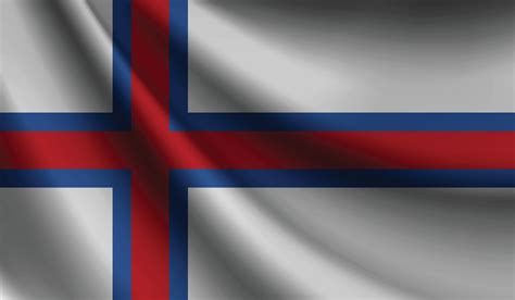 Faroe Islands flag waving. Background for patriotic and national design ...