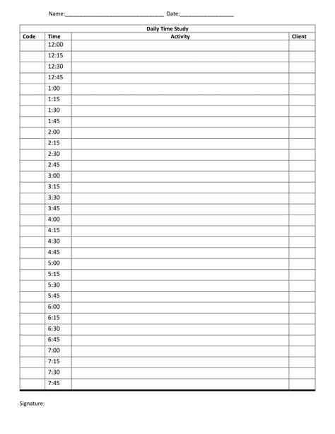 Image result for Work Study and Time Study Format