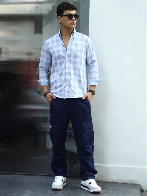 Men's Denim Cargo Pants – Rugged & Stylish | Jimmy Luxury