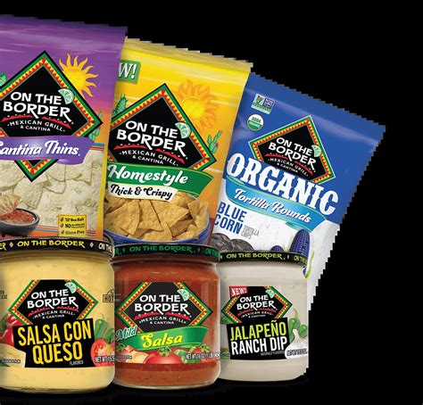 Authentic Chips, Salsas and Queso | On The Border Chips and Dips