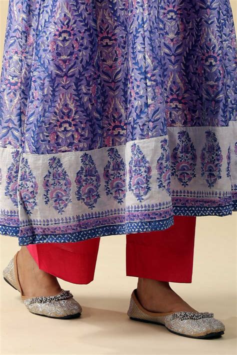 Straight Fit Pant In Hot Pink Cotton Fabric | Cotras