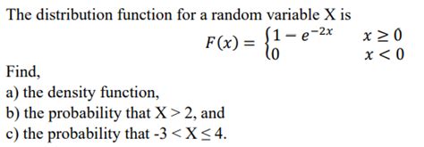 Image result for Distribution Function of a Random Variable