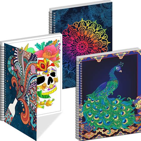Kalysky Adult Coloring Books Set:3 Coloring Books for Adults Animal ...