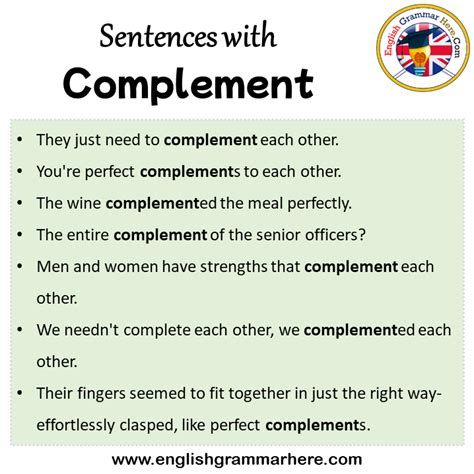 Noun Complement Examples 的图像结果