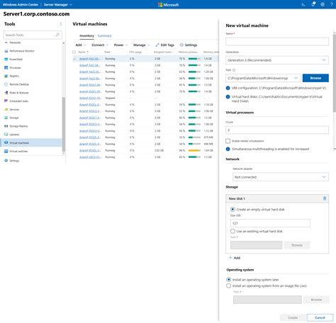 Manage VMs with Windows Admin Center - Azure Stack HCI | Microsoft Learn