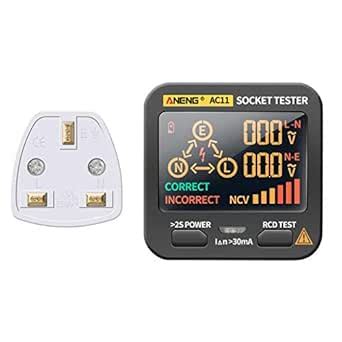 MYADDICTION Socket Tester Circuit Polarity Voltage Detector Plug In ...
