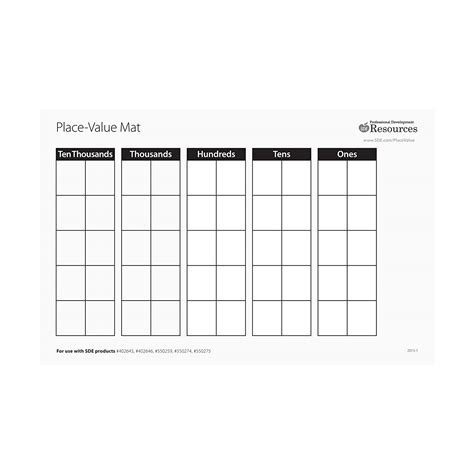 Essential Learning Products Place Value Mats : Amazon.in: Toys & Games
