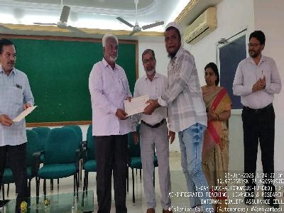 Islamiah College (Autonomous) - Vaniyambadi -> News -> Faculty ...