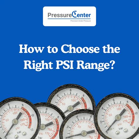Choose Pressure Gauge Range: How to Pick the Right PSI (Dry Pressure ...