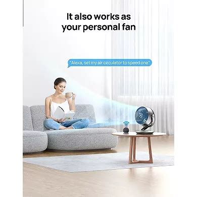 DREO 13-in. Smart Oscillating Fan with Remote and Timer