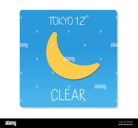 A digital weather display indicates clear skies in Tokyo with a ...