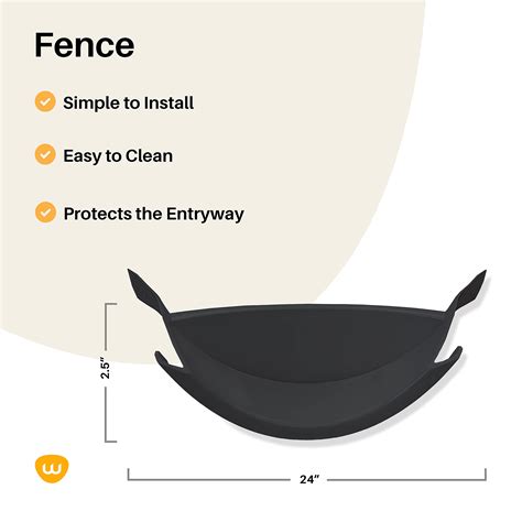 Litter-Robot 3 Accessory Kit by Whisker - Includes Ramp, Fence, 100 ...