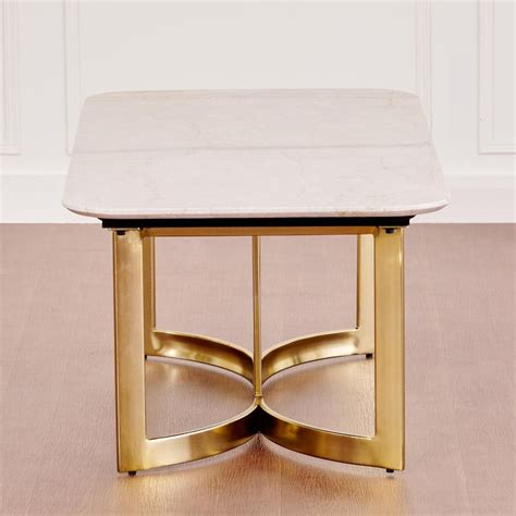 Buy Vogue Cara Marble Top Coffee Table - Beige from Home Centre at just ...