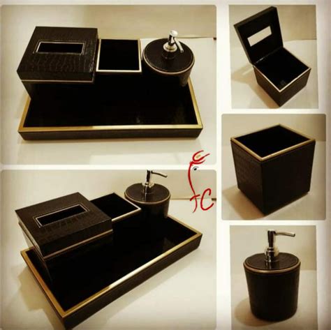 BLACK FINISH , 4 PC BATHROOM AND VANITY SET -ANUB001VBL – www.soosi.co.in