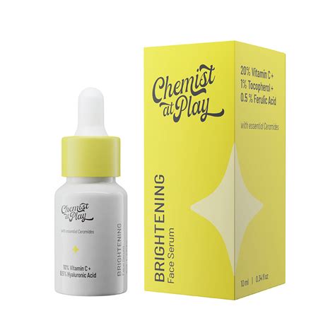 Chemist at Play Beginners Brightening Face Serum with Ceramides | 10% ...
