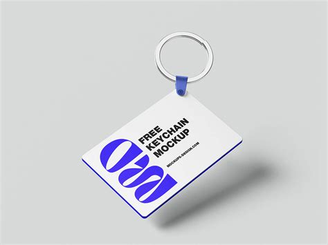Free 4 Free Versatile Rectangle Keychain Mockup PSD PSD - PsFiles