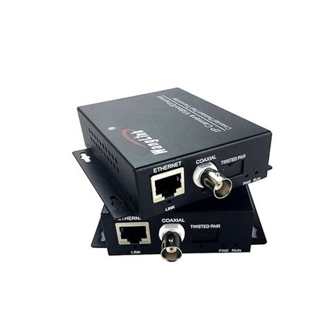 Wanglink IP to Analog Converter, RJ45 & Coaxial, Metal Shell, 100 Mbps ...