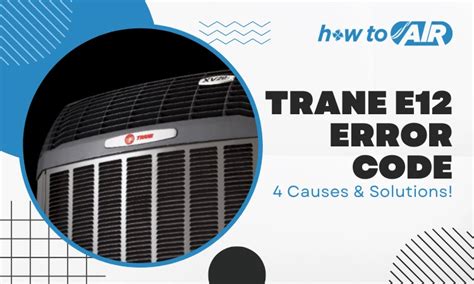 Image result for Trane Furnace Error Code 3.2