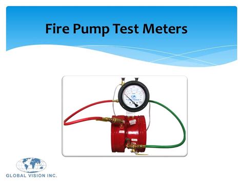 Image result for Using a Flow Meter On Fire Pump