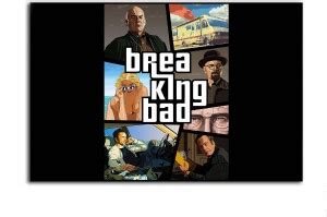 Breaking Bad Poster - In GTA 5 Style - Heisenberg - Large Size Poster ...