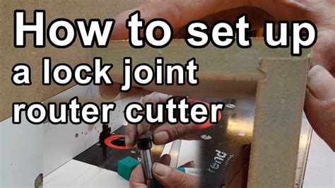 Image result for Drawer Lock Router Bit and Set Up Block