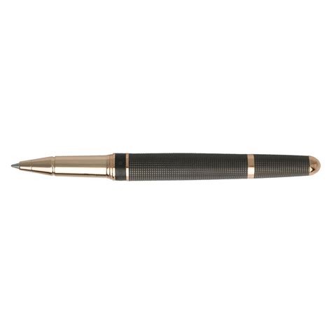 Hugo Boss Grid Roller Ball Pen, Dark Grey – Makoba