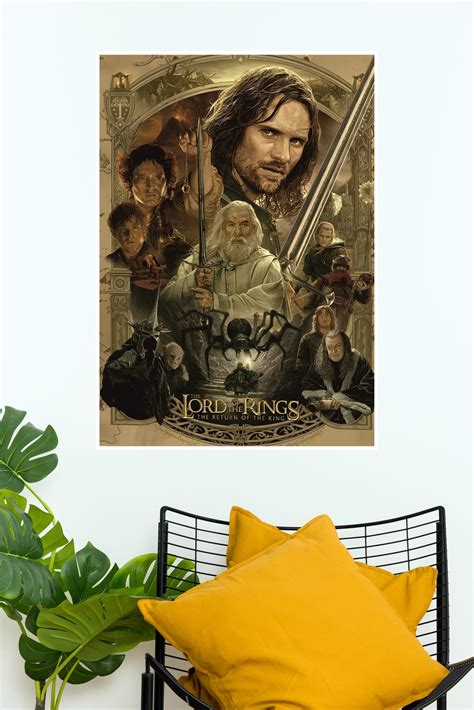 The Return of the King by J.R.R. Tolkien Poster | Hollywood Movies Pos ...