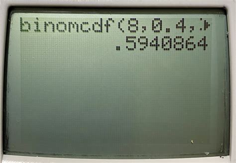 Image result for Cumulative Binomial Distribution