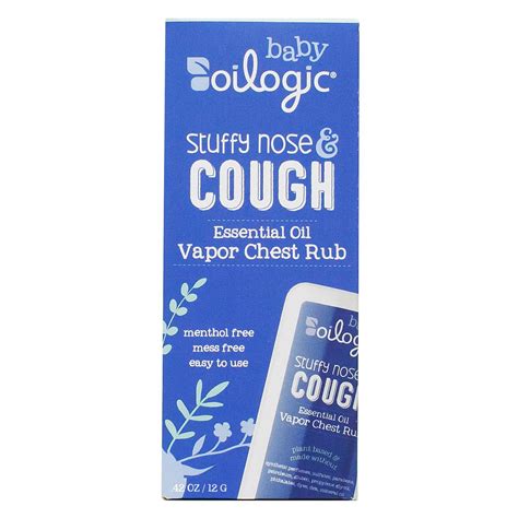 Oilogic Baby Stuffy Nose & Cough Vapor Chest Rub - Shop Medical devices ...