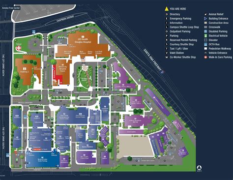 UCI Medical Center Hospital Map (2024-2023) - All Maps