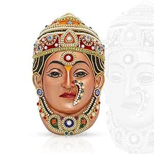 Buy Vedic Vaani Auspicious Goddess Ekvira Aai Vratam Devi Mata Face ...