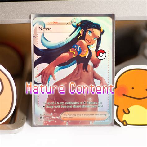 Custom Holographic Full Art Nessa Card - PokeOricaSTCG