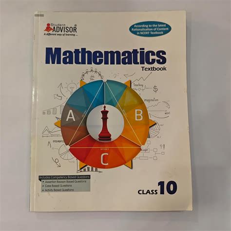 Student Advisor Mathematics Textbook for Class 10, NCERT Based, with ...