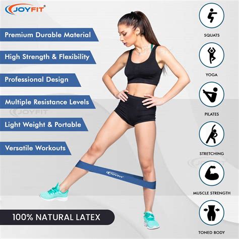 Resistance Loop Bands set of 4 level of resistance | Joyfit
