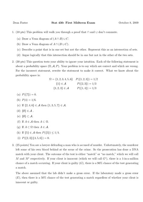 Image result for MIT Probability Midterm Exam Questions