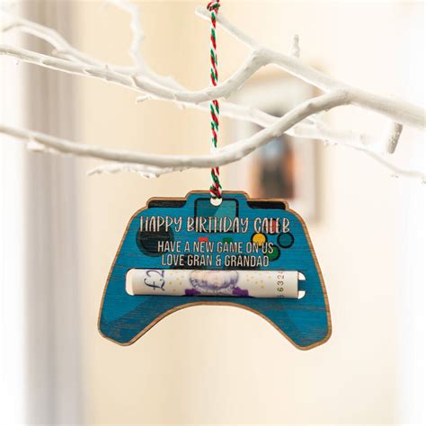 Personalised Gaming Controller Money Gift Holder By Mirrorin