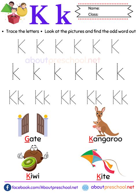 Free Printable Letter K Worksheets