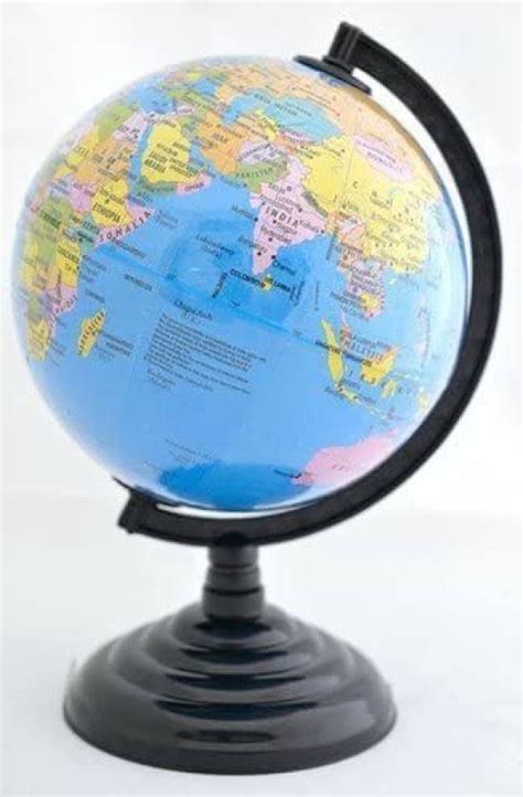 Kebica Educational Rotating 8 inch World Globe with Clearly visible ...