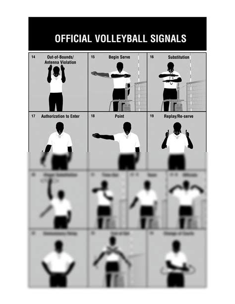 Image result for Volleyball Signals Explained