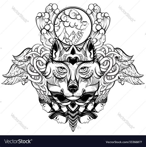 Image result for Drawing of Elements Wolves