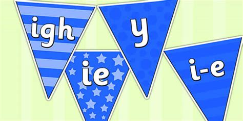 igh Sound Family Display Bunting (teacher made) - Twinkl