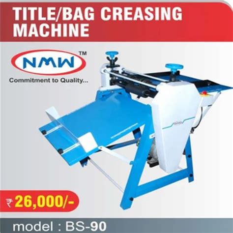 Creasing Machine - Motorized Bag Creasing Machine Manufacturer from New ...