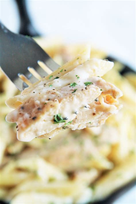 one-pot-garlic-alfredo-chicken-penne-2 – The Tasty Bite