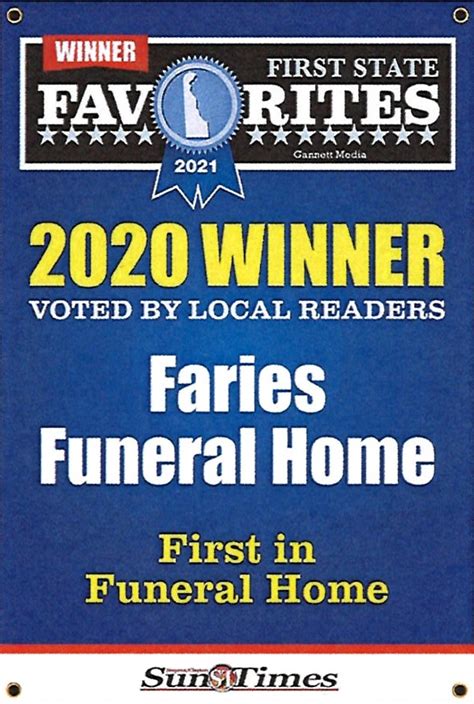 Faries Funeral Directors | Smyrna, DE Funeral Home & Cremation